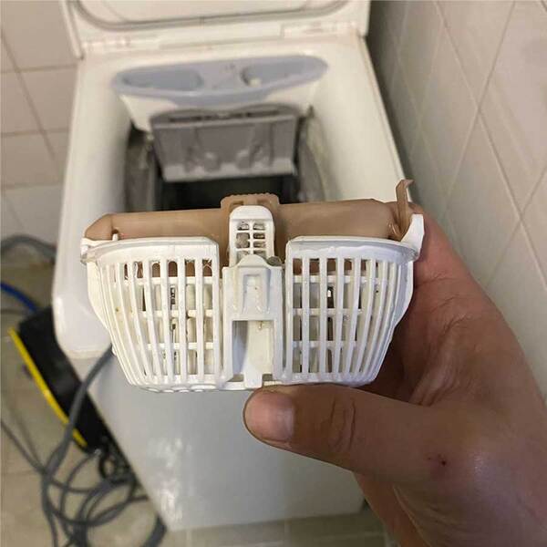 Zanussi ZWY60904SA 過濾器清洗後